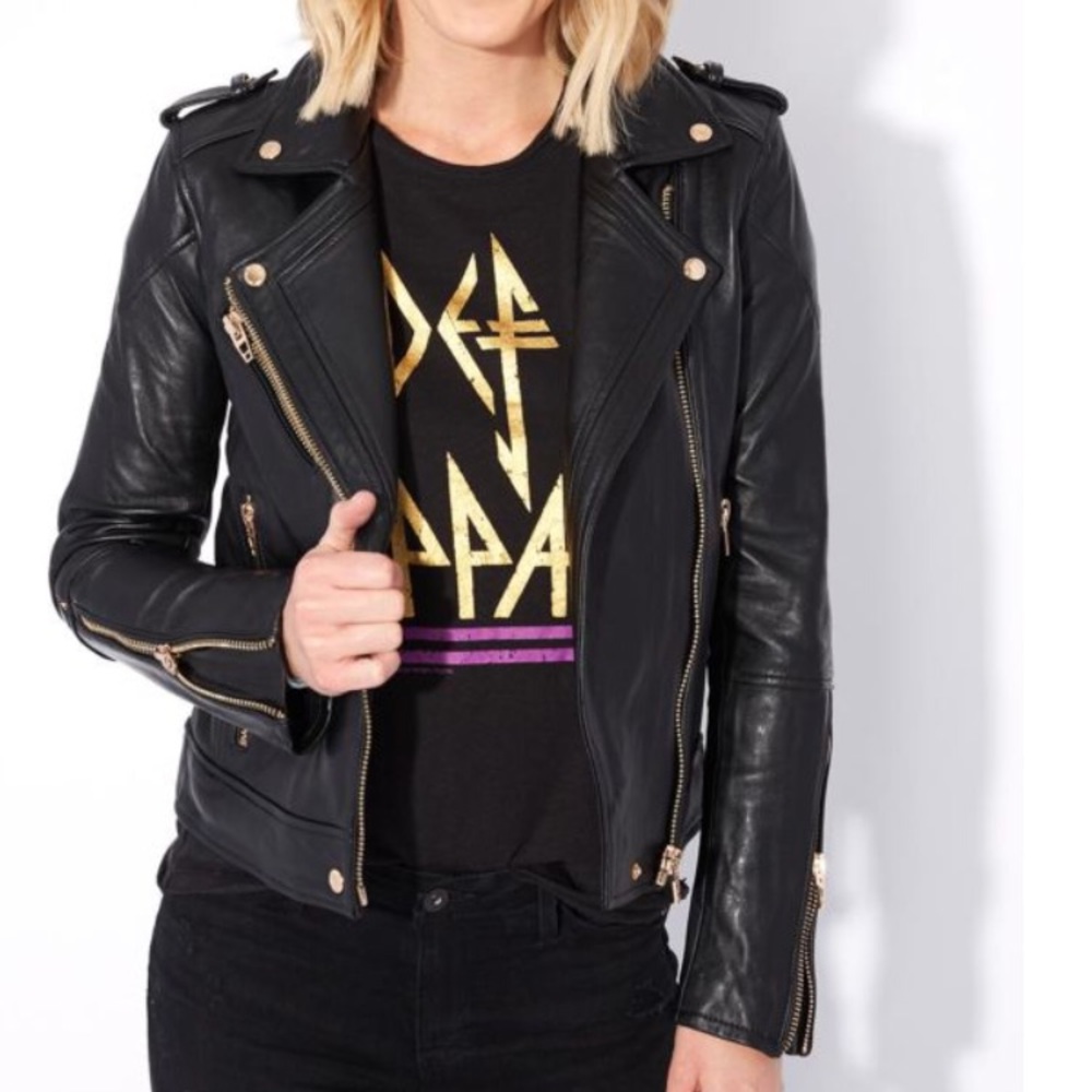 BlankNYC The One Genuine Black Leather Jacket XL